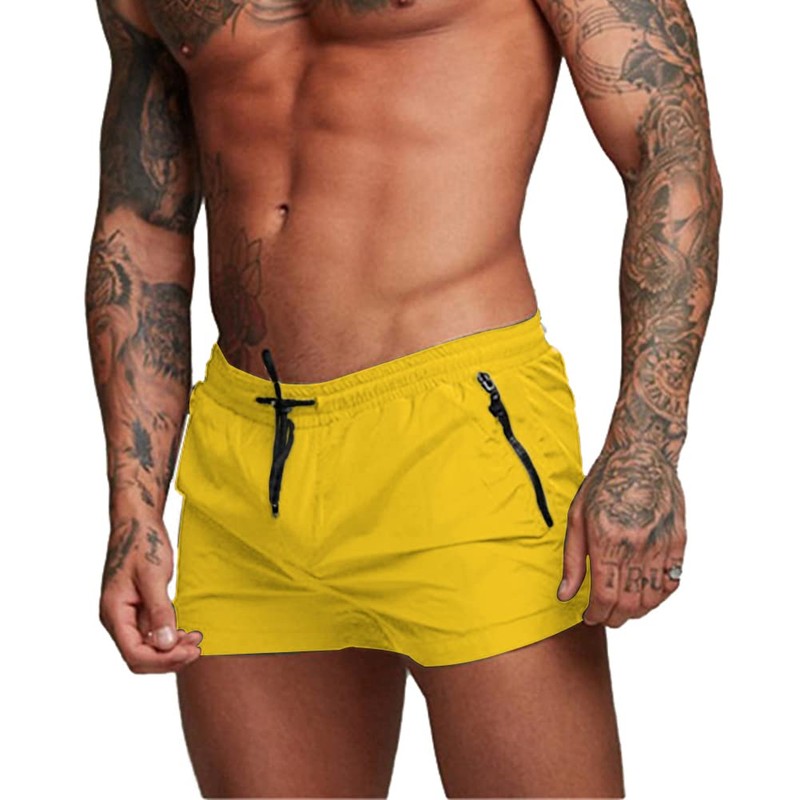 Donason - Traje de baño para hombre, secado rápido, pantalones