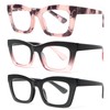 REAVEE Oprah Style Reading Glasses for Women Blue Light Blocking
