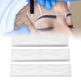 Augenbrauen-Airbrush-Aufkleber, 150 Blatt Augenbrauen-Tattoo-Hilfsaufkleber, Einweg-Augenbrauenformungsschablone, Augenbrauen-Tönungsaufkleber für Alle Gesichtsformen und