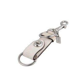 Coach Key Chain Charm Coach Trigger Snap Bag Charm CY235 SVXU5 SV/White/Chalk, white/chalk