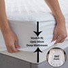 Cotton Comfort Bedding Waterproof Mattress Protector King Size 4-Layer Quilted