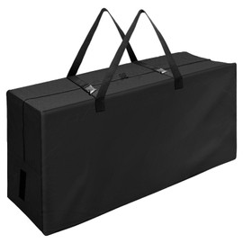 lihtsofty Folding Mattress Bag Waterproof 54"x25"x13" Fits up to 4" Full Mattress Heavy Duty Durable Mattress Carry Case for Tri-Fold Guest Bed Mattress Mattress Cushion Storage Bag Black