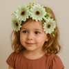 inkihuit Headband with Daisy Flowers Floral Wreath, Hair Band, Bridal