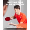 ZTTENLLY Ping Pong Paddle with Carbon Technology | Performance-Series,7-ply Finest