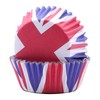 PME Union Jack foil-Lined Cupcake Cases, Pack of 30