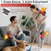 Cordless Heated Knee Massager with Vibration, Heated Knee Brace Wrap