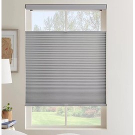 Flamax Custom Color-Matched Top Down Bottom Up Cellular Shades, Room Darkening Blackout Cordless Top Down Bottom Up Cellular Shades, Energy-Saving Honeycomb Blinds, Noise Reduction Honeycomb Blinds