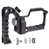 FocusFoto Camera Cage +Top/Side Handle Grip Kit, Aluminium Alloy Video