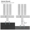 INFRANGE Picket Fence Post 32" High for Curved Vinyl PVC