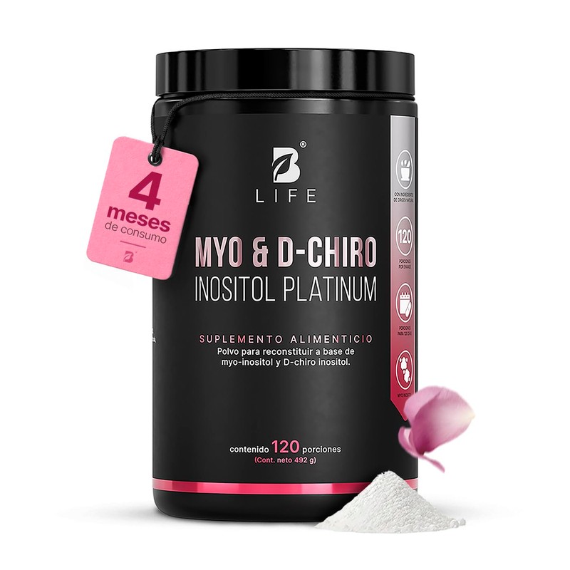 B Life Myo y D-Chiro Inositol Platinum en Polvo 492