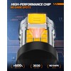 SEALIGHT 3157 LED Bulb 3156 3057 LED Strobe Brake Light,