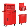 TUFFIOM 5-Drawer Rolling Tool Chest, Tool Storage Cabinet w/Drawers, Wheels,