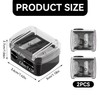 Pack of 2 Thick Pencil Sharpeners, Thick and Thin Pencils
