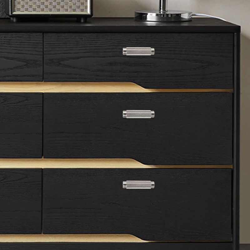 BUKOBYHE 10 Pack Satin Nickel Cabinet & Drawer Knobs