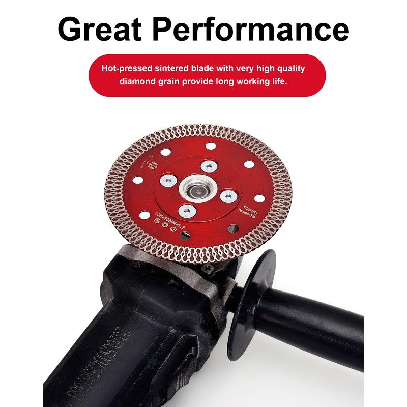 Casaverde 4"/105mm Diamond Disc Cutting Blade,Super Thin Tile Cutting Disc