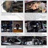 Front Driver and Passenger Electric Headlight Motor Conversion Kit Compatible