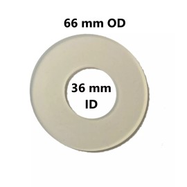 NuFlush Toilet Silicone Flapper Seal 2 & 5/8 inch OD & 2 in. ID. Silicone Flush Seals