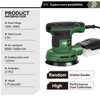 Prostormer 5-Inch Random Orbital Sander with 21PCS Sandpapers, 8000-13000RPM, 2.6AMP