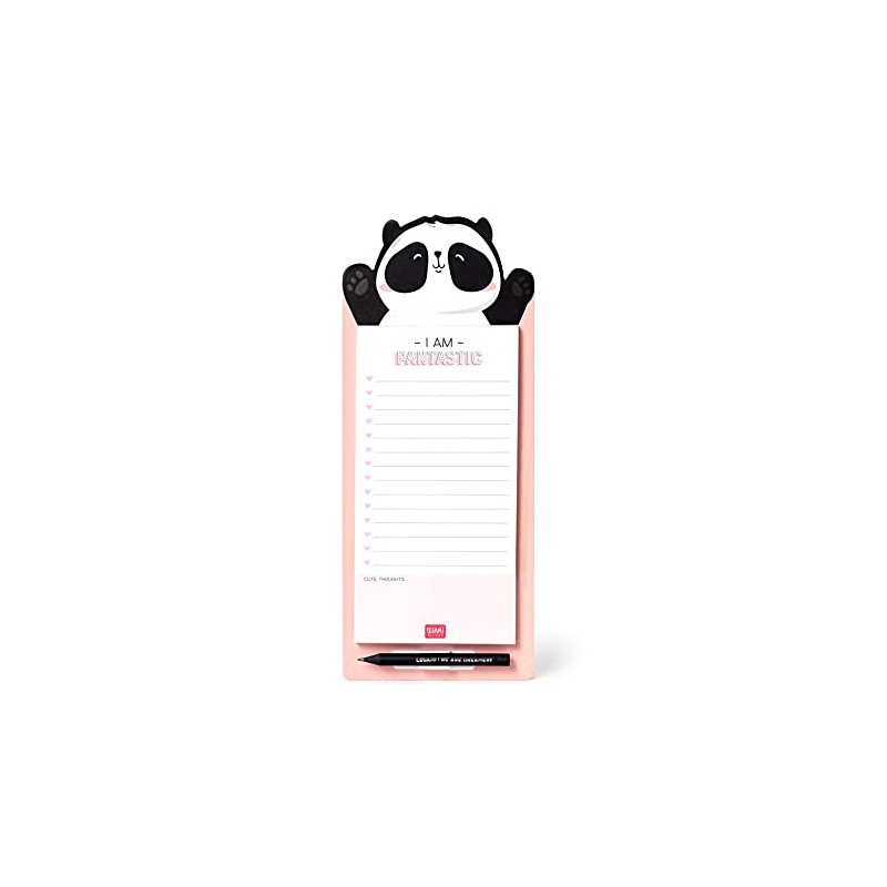 Legami Don't Forget Panda Magnetic Notepad 11 x 28 cm