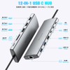 USB-C Hub Docking Station with 3 Screen Output, RSHTECH 12-in-1