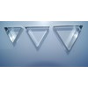 Triangle Cutter Set (30/40/50mm) - Stainless Steel Sugarcraft Cutter