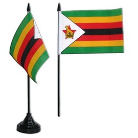 Digni® Zimbabwe Table Flag 4 x 6 inch