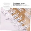 Hohopeti 100pcs Mini Plastic Clips Set for Photos and Clothes