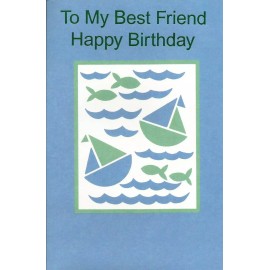 Popular Greeting To my Best Friend Happy Birthday (B)