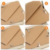 HARFINGTON 100Pcs Picture Frame Backing Hardware Clips with 100Pcs Screws