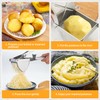 Potato Ricer, Heavy Duty Potato Masher and Ricer Kitchen Tool,Stainless
