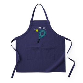 CafePress Tennis Player Tennis Ball Tennis Racket Tenn Kitchen Apron with Pockets, Grilling Apron, Baking Apron
