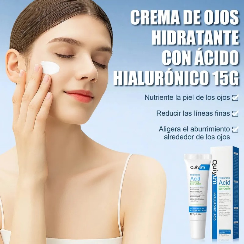 Crema Para Ojos Con Ácido Hialurónico + Parche Ocular Mixta