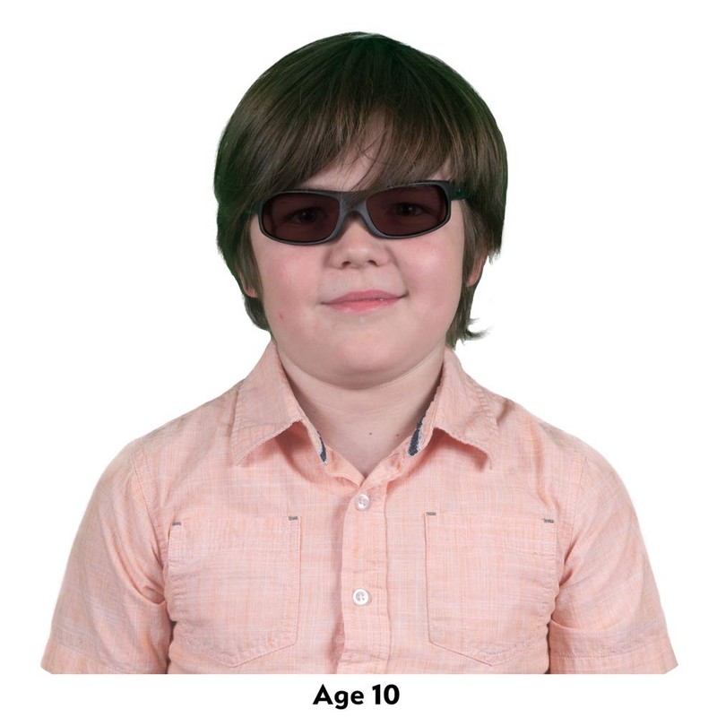 TheraSpecs Petite Wrap FL-Sun Sunglasses for Light Sensitivity