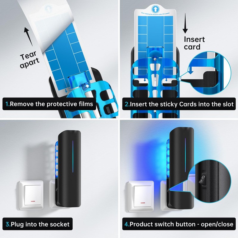 Fruit Fly Traps Indoor for Home: Plug in Mosquito Bug