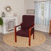 Deisy Dee Stretch Arm Chair Covers, Mid Century Chair Slipcovers,