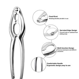 Seafood Crackers Tools Nutcrackers tools, Crab Nut Lobster Crackers Opener Shellfish Lobster Leg Sheller Kitchen Kits Pack of 9