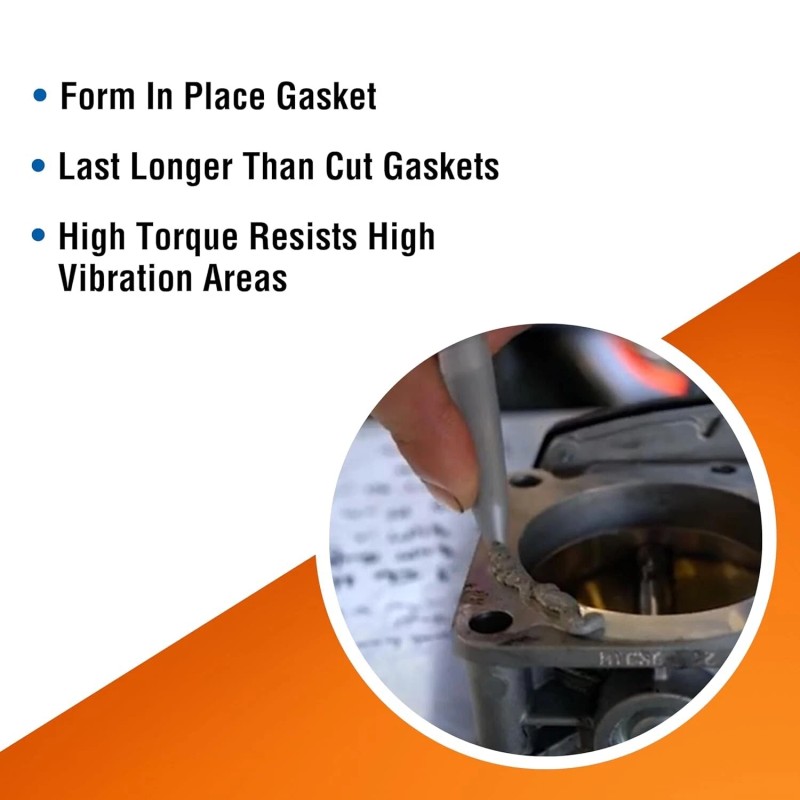 Permatex 82194 Ultra Grey Rigid High-Torque RTV Silicone Gasket Maker,