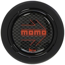 MOMO(モモ) Horn Button CARBON RED HB-07