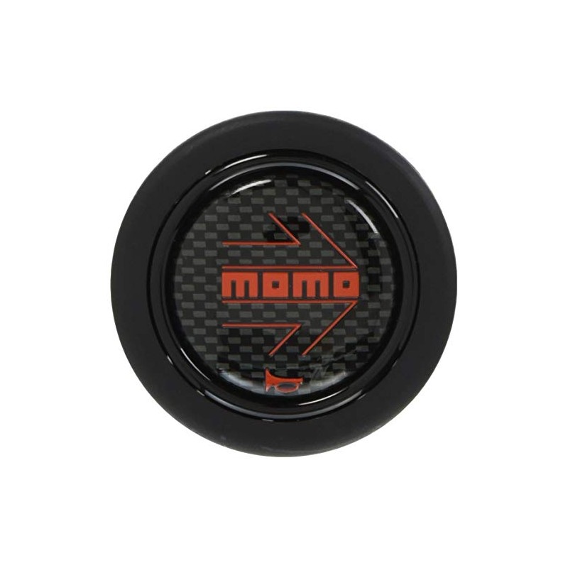 MOMO(モモ) Horn Button CARBON RED HB-07
