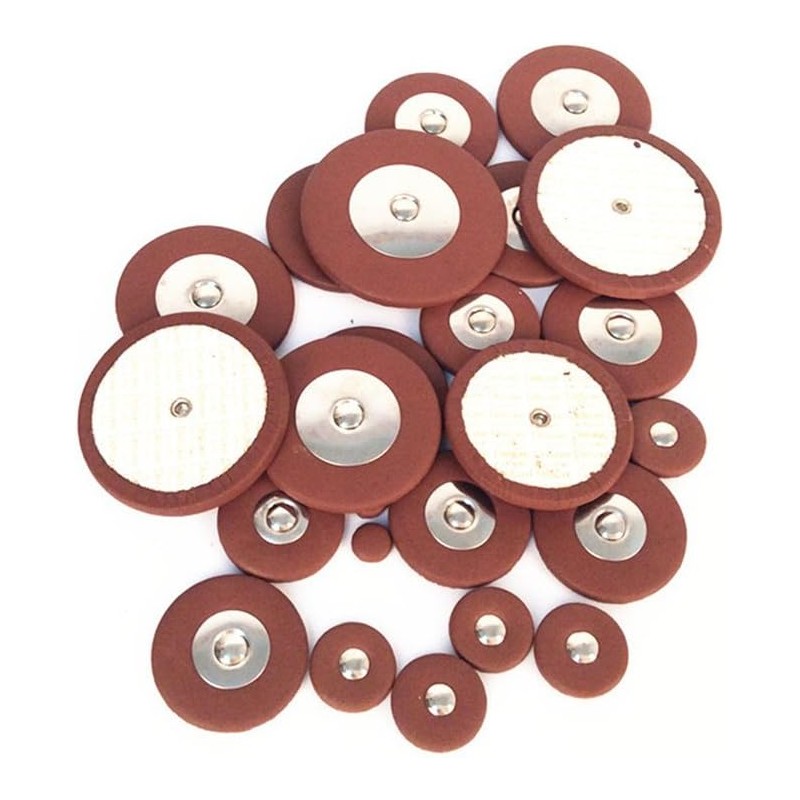 Andoer Saxophone Sax Leather Pads Replacement (for Alto Saxophone)