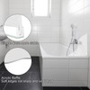 CENTOLLA Bathtub Splash Guard,Clear Shower Splash Guard with Nano Strip,Removable