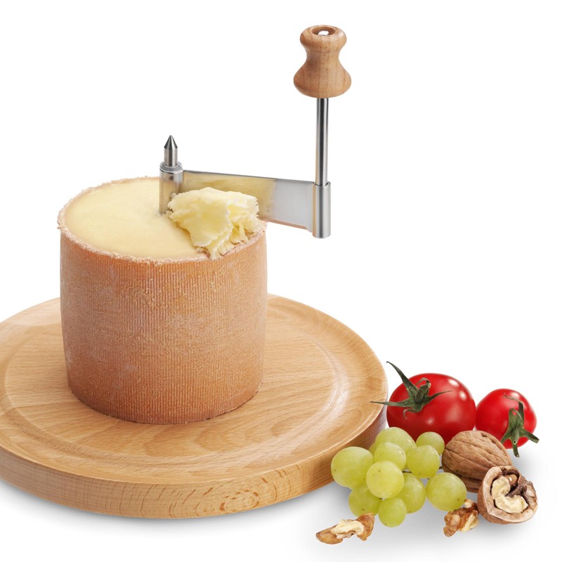 Kela 77085 Luxury Cheese Slicer Beech Wood ø 21.5 cm