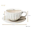 Soho Kiln Coffee Cup, Konobiki, Iron Color, Cup and Saucer,