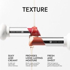 YOUNG VISION Moisturizing Lipstick Duo-Pack - 2 Hydrating Shades, Long-Lasting, Creamy Texture, 6 Color Options, Moisture-Rich Formula, Ideal for Soft & Plump Lips