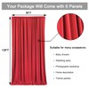 30ft x 10ft Wrinkle Free Red Backdrop Curtains for Parties,