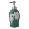 SKL Home Vern Yip Floral Lanterns Soap/Lotion Dispenser, Teal