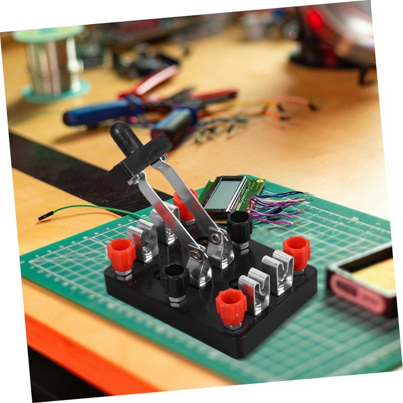 UKCOCO Double Toss Switch Electrical Experiment Equipment for Physics Education