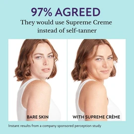 Westmore Supreme Crème Coverage Set: Waterproof Hydrating Foundation & Concealer (100ml) with Hyaluronic Acid, Niacinamide + Blending Brush, color-Medium