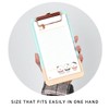 Korean Aesthetic Mini Clip Board with Tear-Off Memo Pad, Handy