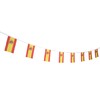 Spain Spanish String Banner Flag,5.5 x 8.2 Inch String Banner,Indoor
